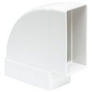 Rectangular Horizontal 90 Degree Bend 110mm x 54mm - Manrose - Falcon Electrical UK