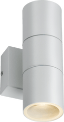 Knightsbridge MLA OWALL2W 230V IP54 GU10 Up and Down Wall Light - White - Knightsbridge MLA - Falcon Electrical UK