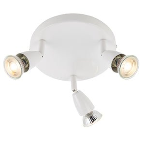 Saxby Amalfi Adjustable Spot Light, 3LT, 50W (43283) - Saxby - Falcon Electrical UK