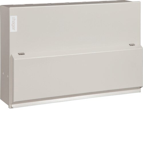 Hager VML118SPD 18 Way Main Switch Consumer Unit w- Type 2 SPD - Hager - Falcon Electrical UK