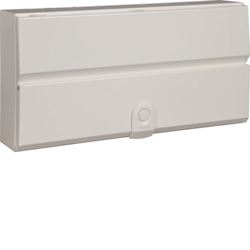 Hager VML118SPDRK 18 Way Consumer Unit w- Type 2 SPD & Round Knockouts - Hager - Falcon Electrical UK