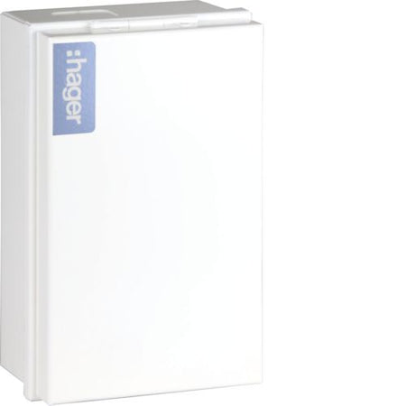 Hager VA4T2SDSPDD Type II SPD Enclosure w- 100A Main Switch & Door - Hager - Falcon Electrical UK