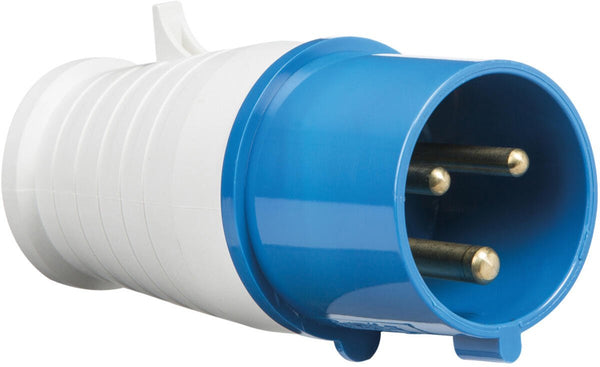 Knightsbridge MLA IN0011 240V IP44 32A Plug 2P+E - Knightsbridge MLA - Falcon Electrical UK