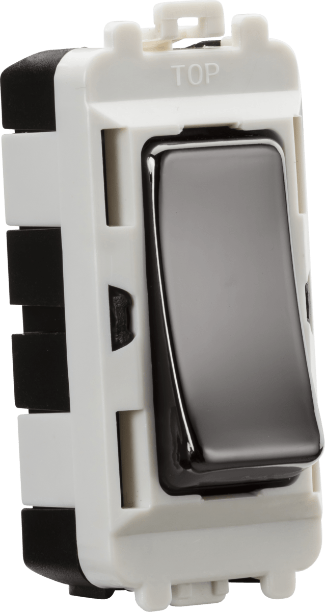 Knightsbridge MLA GDM002BN 20AX DP grid module - black nickel - Knightsbridge MLA - Falcon Electrical UK