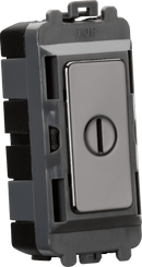 Knightsbridge MLA GDM009BN 20AX 2 way SP key module - black nickel - Knightsbridge MLA - Falcon Electrical UK