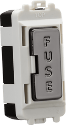 Knightsbridge MLA GDM011BN 13A fused module - black nickel - Knightsbridge MLA - Falcon Electrical UK