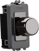 Knightsbridge MLA GDM022BN 6A 1G 2-way Dummy Dimmer Module - black nickel - Knightsbridge MLA - Falcon Electrical UK