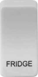 Knightsbridge MLA GDFRIDGEU Switch cover "marked FRIDGE" - white - Knightsbridge MLA - Falcon Electrical UK