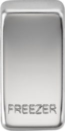 Knightsbridge MLA GDFREEZERPC Switch cover "marked FREEZER" - polished chrome - Knightsbridge MLA - Falcon Electrical UK