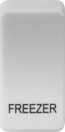 Knightsbridge MLA GDFREEZERU Switch cover "marked FREEZER" - white - Knightsbridge MLA - Falcon Electrical UK