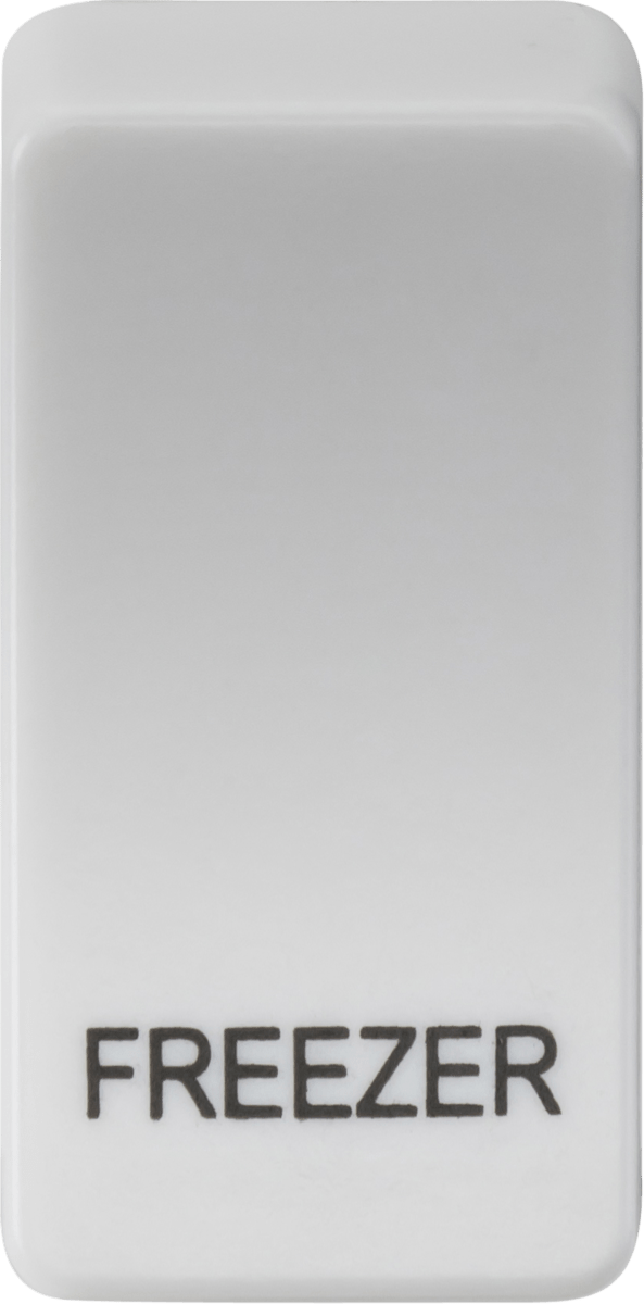 Knightsbridge MLA GDFREEZERU Switch cover "marked FREEZER" - white - Knightsbridge MLA - Falcon Electrical UK