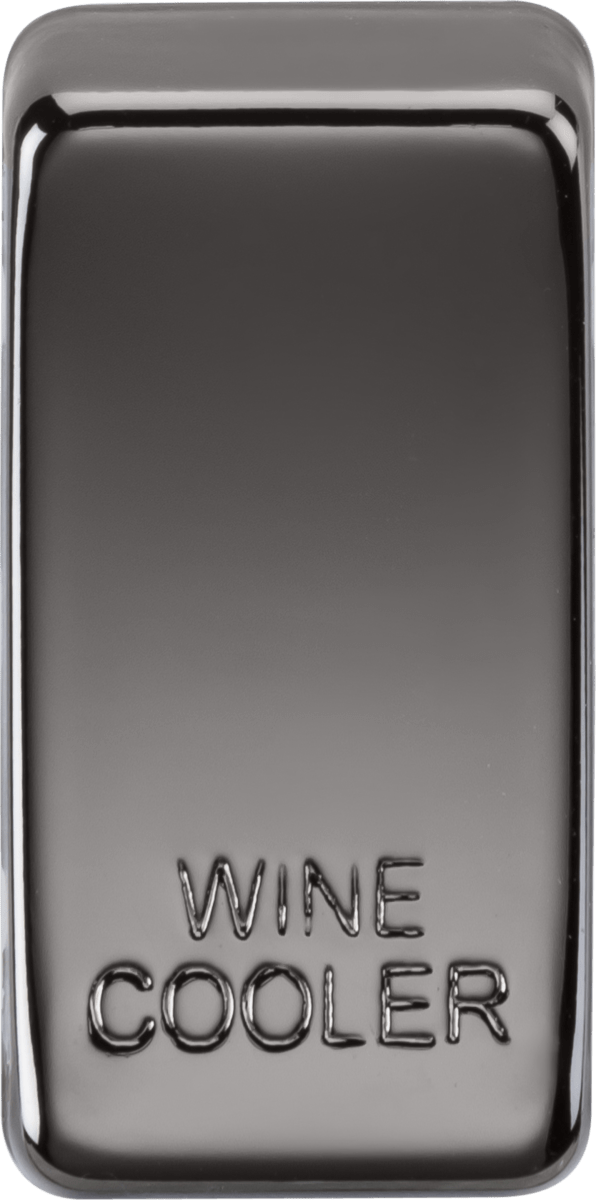 Knightsbridge MLA GDWINEBN Switch cover "marked WINE COOLER" - black nickel - Knightsbridge MLA - Falcon Electrical UK