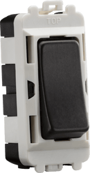 Knightsbridge MLA GDM001SB 20AX 2 way SP grid module - smoked bronze - Knightsbridge MLA - Falcon Electrical UK