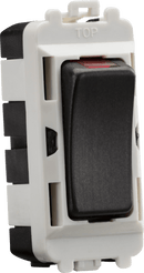 Knightsbridge MLA GDM003SB 20AX DP grid module with LED indicator - smoked bronze - Knightsbridge MLA - Falcon Electrical UK