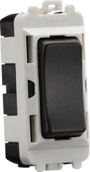 Knightsbridge MLA GDM004SB 20AX 2 way SP module (centre off) - smoked bronze - Knightsbridge MLA - Falcon Electrical UK