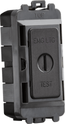 Knightsbridge MLA GDM008SB 20AX DP key module (marked EMG LTG TEST) - smoked bronze - Knightsbridge MLA - Falcon Electrical UK