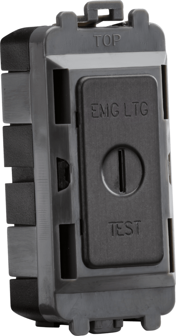 Knightsbridge MLA GDM008SB 20AX DP key module (marked EMG LTG TEST) - smoked bronze - Knightsbridge MLA - Falcon Electrical UK
