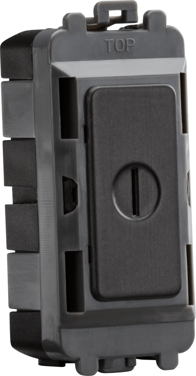 Knightsbridge MLA GDM009SB 20AX 2 way SP key module - smoked bronze - Knightsbridge MLA - Falcon Electrical UK