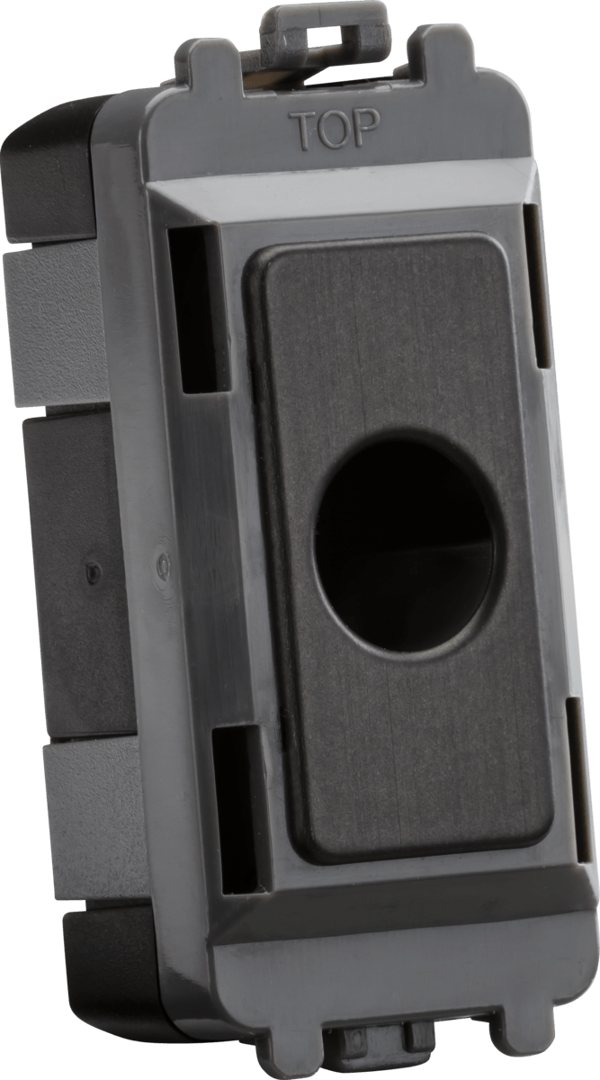 Knightsbridge MLA GDM012SB Flex outlet module (up to 10mm) - smoked bronze - Knightsbridge MLA - Falcon Electrical UK