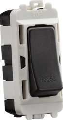 Knightsbridge MLA GDM006SB 20AX 2 way retractive SP module (marked PRESS) - smoked bronze - Knightsbridge MLA - Falcon Electrical UK