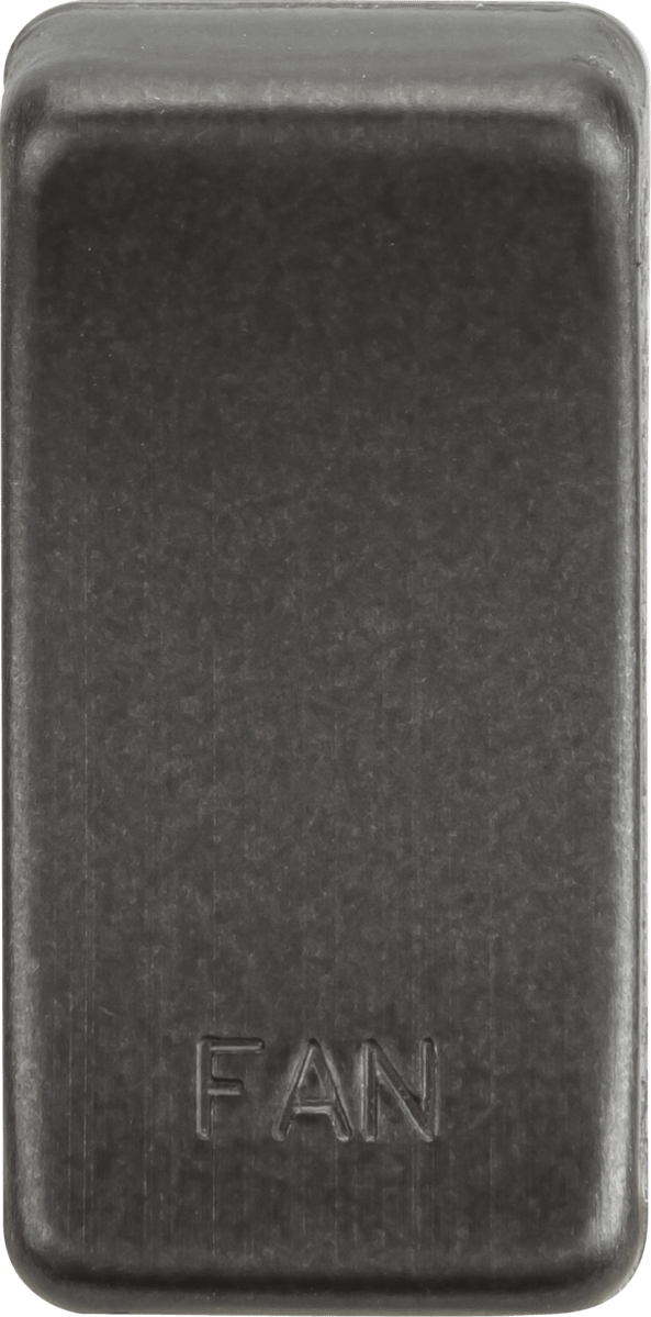 Knightsbridge MLA GDFANSB Switch cover "marked FAN" - smoked bronze - Knightsbridge MLA - Falcon Electrical UK