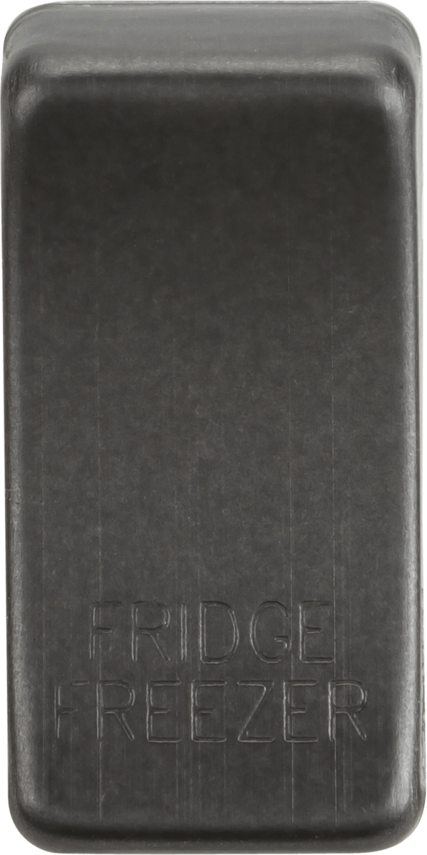 Knightsbridge MLA GDFRIDSB Switch cover "marked FRIDGE FREEZER" - smoked bronze - Knightsbridge MLA - Falcon Electrical UK