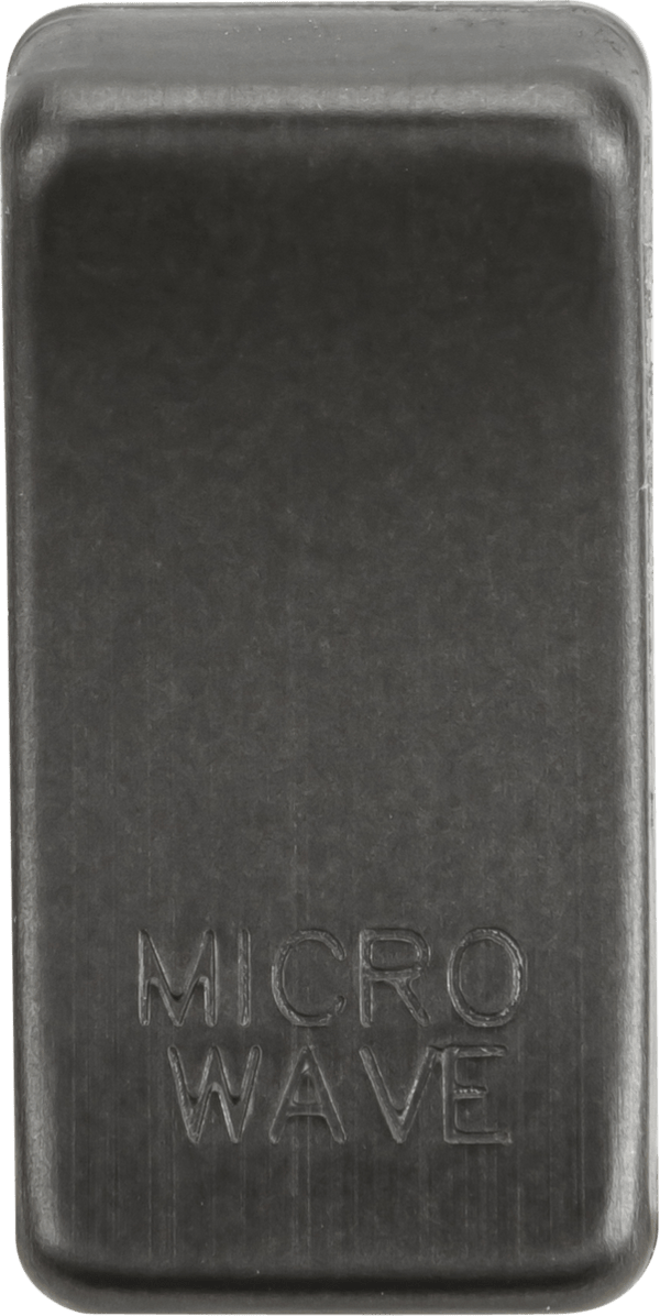 Knightsbridge MLA GDMICROSB Switch cover "marked MICROWAVE" - smoked bronze - Knightsbridge MLA - Falcon Electrical UK