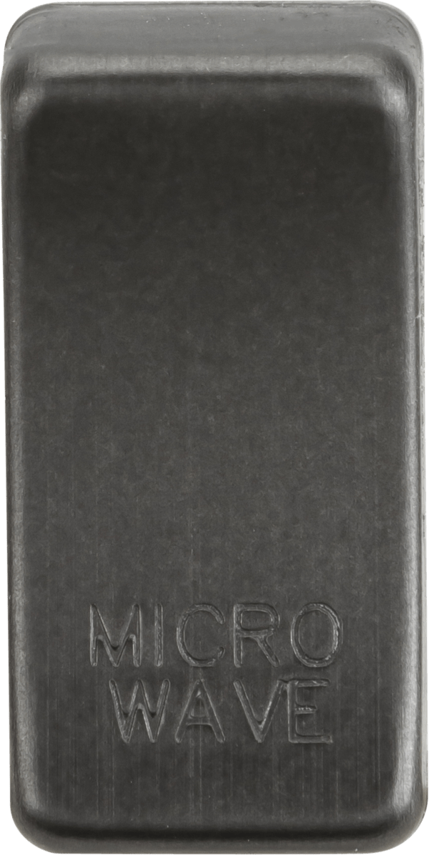 Knightsbridge MLA GDMICROSB Switch cover "marked MICROWAVE" - smoked bronze - Knightsbridge MLA - Falcon Electrical UK
