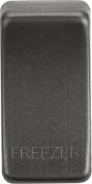 Knightsbridge MLA GDFREEZERSB Switch cover "marked FREEZER" - smoked bronze - Knightsbridge MLA - Falcon Electrical UK
