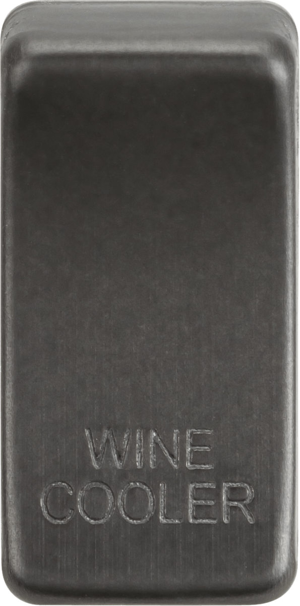 Knightsbridge MLA GDWINESB Switch cover "marked WINE COOLER" - smoked bronze - Knightsbridge MLA - Falcon Electrical UK