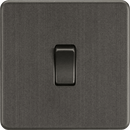 Knightsbridge MLA SF1200SB Screwless 10AX Intermediate Switch - Smoked Bronze - Knightsbridge MLA - Falcon Electrical UK