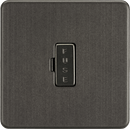 Knightsbridge MLA SF6000SB Screwless 13A Fused Spur Unit - Smoked Bronze - Knightsbridge MLA - Falcon Electrical UK