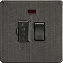 Knightsbridge MLA SF6300NSB Screwless 13A Switched Fused Spur Unit with Neon - Smoked Bronze - Knightsbridge MLA - Falcon Electrical UK