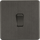 Knightsbridge MLA SF8341SB Screwless 20A 1G DP Switch - Smoked Bronze - Knightsbridge MLA - Falcon Electrical UK