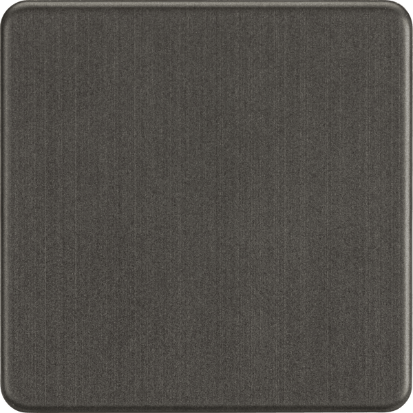 Knightsbridge MLA SF8350SB Screwless 1G Blanking Plate - Smoked Bronze - Knightsbridge MLA - Falcon Electrical UK