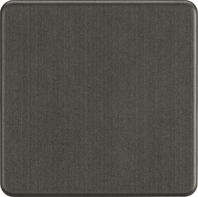 Knightsbridge MLA SF8350SB Screwless 1G Blanking Plate - Smoked Bronze - Knightsbridge MLA - Falcon Electrical UK