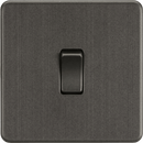 Knightsbridge MLA SF2000SB Screwless 10AX 1G 2-Way Switch - Smoked Bronze - Knightsbridge MLA - Falcon Electrical UK