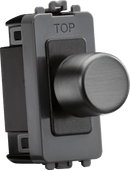 Knightsbridge MLA GDM022SB 6A 1G 2-way Dummy Dimmer Module - Smoked Bronze - Knightsbridge MLA - Falcon Electrical UK