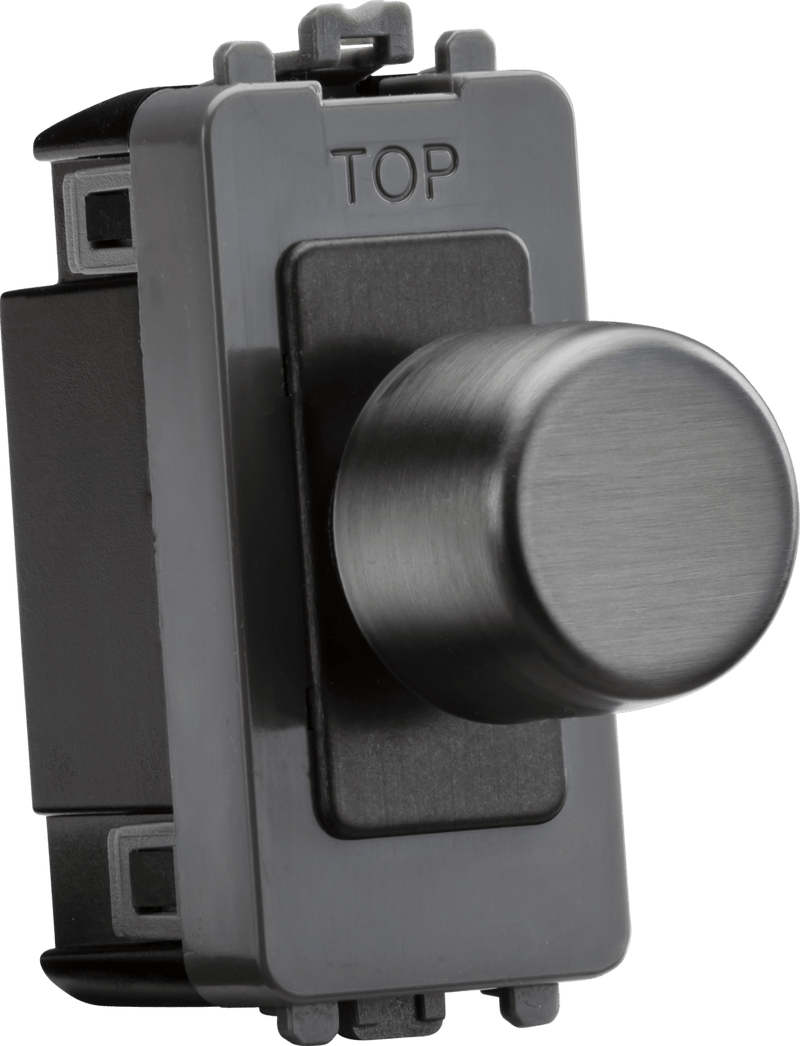 Knightsbridge MLA GDM022SB 6A 1G 2-way Dummy Dimmer Module - Smoked Bronze - Knightsbridge MLA - Falcon Electrical UK