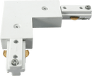 Knightsbridge MLA TRKRA1W 230V Track L Right Angle Connector - White - Knightsbridge MLA - Falcon Electrical UK