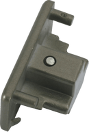 Knightsbridge MLA TRKDE1S 230V Single Circuit Track Dead End Cap - Satin Nickel - Knightsbridge MLA - Falcon Electrical UK