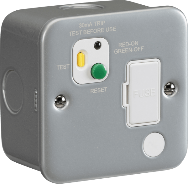 Knightsbridge MLA M6RCD 13A RCD Fused Spur Unit (Type A) - 30mA - Knightsbridge MLA - Falcon Electrical UK