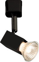 Knightsbridge MLA TRKSP1ABK 230V GU10 Track Spotlight - Black - Knightsbridge MLA - Falcon Electrical UK