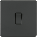 Knightsbridge MLA SF1200AT Screwless 10AX Intermediate Switch - Anthracite - Knightsbridge MLA - Falcon Electrical UK