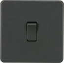 Knightsbridge MLA SF2000AT Screwless 10AX 1G 2-Way Switch - Anthracite - Knightsbridge MLA - Falcon Electrical UK