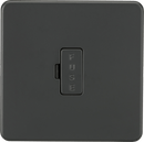 Knightsbridge MLA SF6000AT Screwless 13A Fused Spur Unit - Anthracite - Knightsbridge MLA - Falcon Electrical UK