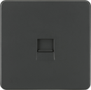 Knightsbridge MLA SF7300AT Screwless Telephone Master Socket -Anthracite - Knightsbridge MLA - Falcon Electrical UK