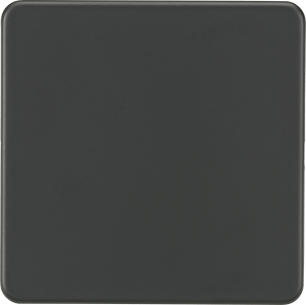 Knightsbridge MLA SF8350AT Screwless 1G Blanking Plate - Anthracite - Knightsbridge MLA - Falcon Electrical UK