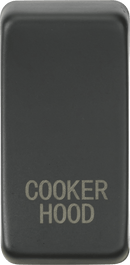 Knightsbridge MLA GDCOOKAT Switch cover "marked COOKER HOOD" - anthracite - Knightsbridge MLA - Falcon Electrical UK