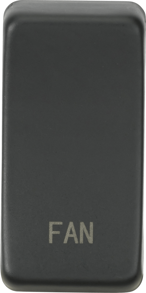 Knightsbridge MLA GDFANAT Switch cover "marked FAN" - anthracite - Knightsbridge MLA - Falcon Electrical UK